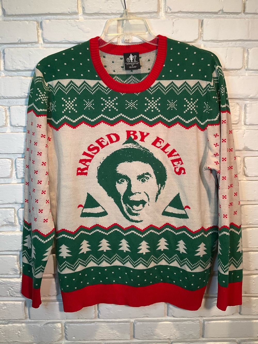 Ugly Christmas Sweater ELF themed Men’s XL